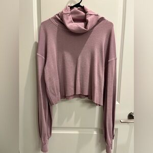 Free People Cropped Turtleneck